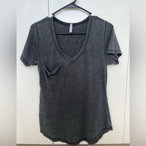 Lulu’s Pleasant Surprise Washed Black Tee